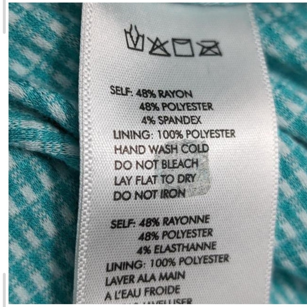 Pre-owned Urban Outfitters Aqua Strappy Top - Picture 7 of 7